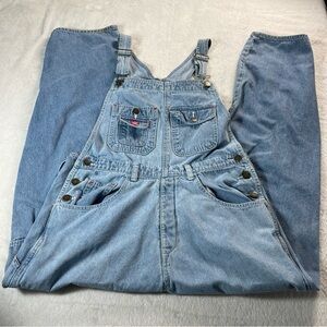 Vintage Y2K Jou Jou Womens Denim Overalls - Beyond Basics Size Large Light Wash